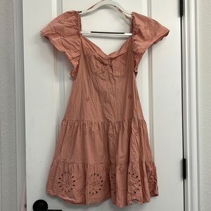 Zara pink mini dress